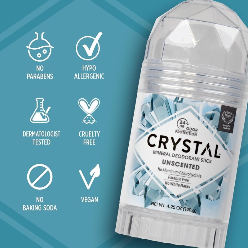 Crystal - Desodorante Corporal en Barra 120g
