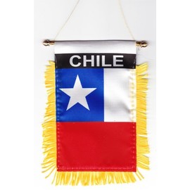 Chile - Window Hanging Flag