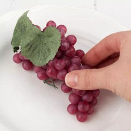 Factory Direct Craft 4 Clusters of 6-1/2" Factory Direct Craft Artificial Tokay Grapes