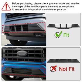 TOP-MAX License Plate Frame Compatible with 2021-2023 Ford F150 2.7L 3.0L 3.5L V6 5.2L V8 Accessories, Front Bumper License Plate Bracket Holder Replace for ML3Z-17A385-BB