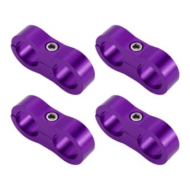 Hihaha Hose Separator Clamp Fitting Adapter/Pipe Tube Line Separator Clamp Tooling AN10 20mm 4pcs Purple