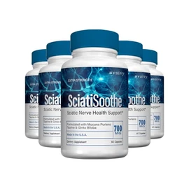 SciatiSoothe - Sciati Soothe Advanced Pill Formula (5 Pack, 300 Capsules)
