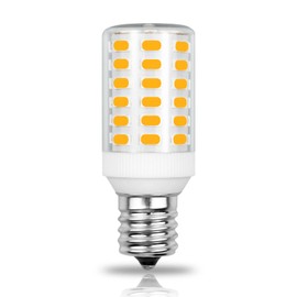 LFLAMPON Kei D28x Kel 2816x Refrigerator Bulb 3w Kei D28m Kel 2815 Freezer Bulb Replacement E17 Led Fridge Light, 6W Equivalent 60W-70W 800LM Warm White 3000K, 1 Pack