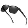 DUCO Polarized Sunglasses for Men and Women Matte Finish Blocking