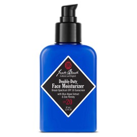 Jack Black Double-Duty Face Moisturizer, 3.3 Fl. Oz – SPF 20 Sun Protection, Long Lasting Hydrating Skincare, Lightweight Moisturizer, Men’s Facial Moisturizer