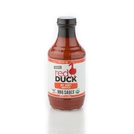 Red Duck Hot Honey Chipotle Organic BBQ Sauce - Gluten-Free, All Natural (Hot Honey Chipotle, 17 fl. oz.)