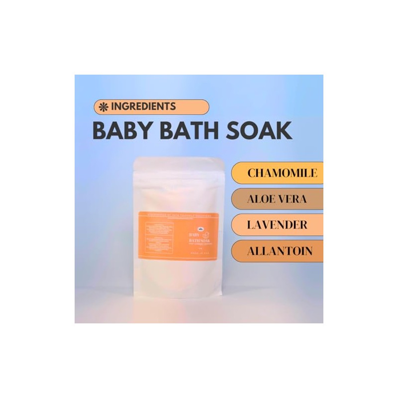 Skin Friendly Solutions Baby Bath Soak Treatment for Sleep Time