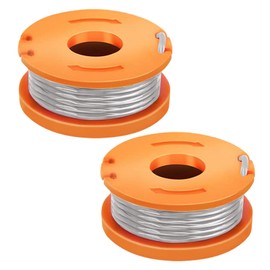 YIAJIA 2 PCS Strimmer Spool Compatible with Mac Allister MGTP18Li Trimmer Line, 1.65mm 10ft Autofeed Spool and Line MGTP18Li for Macallister Qualcast | Worx | Spear & Jackson Strimmer Wire