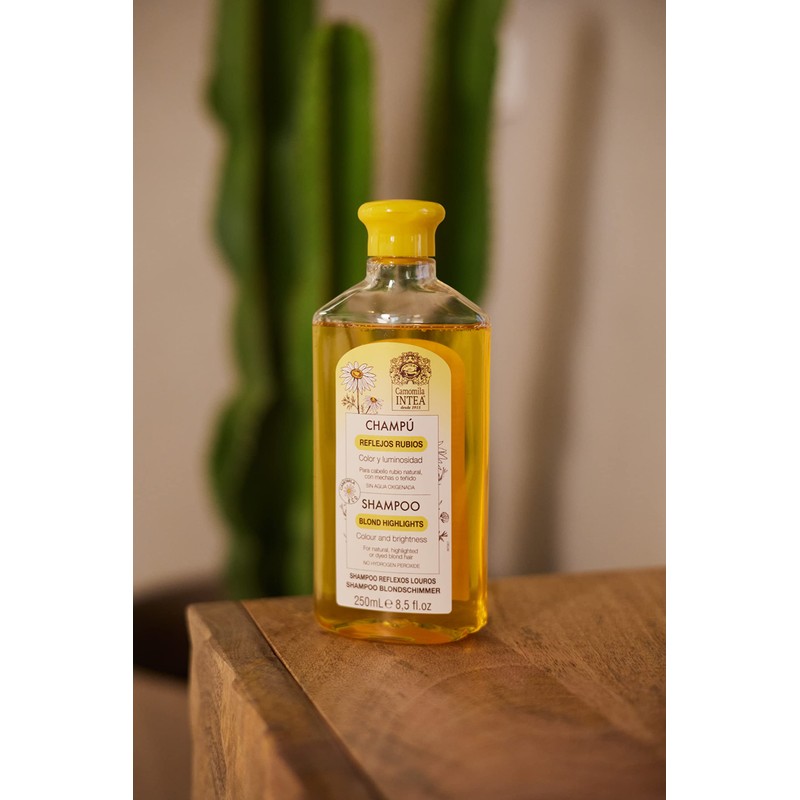 Intea Chamomile Shampoo - Premium Blonde Brightening Shampoo - Non-Ammonia,