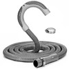 Funmit 12Ft Universal Washing Machine Drain Hose Flexible Extension Hose