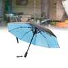 Portable Umbrella with Fan 8 Fiberglass Ribs Windproof Umbrella for