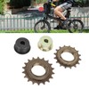 Tomotato 2 Piece Bicycle Freewheel Adapter Set, Iron 16T 18T
