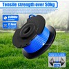 AC14RL3A String Trimmer Replacement Spool Line 0.065 Inch for Ryobi