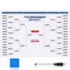 Pasimy Tournament Bracket Poster Set Includes 24 x 36 Inch