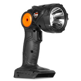 WEN 20V Max Cordless 180-Lumen Handheld LED Work Light and Flashlight with Pivoting Head (Tool Only – Battery Not Included) (20817BT)