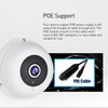 Revotech Fisheye POE IP Camera with Microphone, HD 3MP Indoor