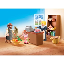 PLAYMOBIL 70257 Heidi Village Shop of the Family Keller,