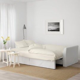 Peace Sleep Bedding Sleeper Sofa Bed Sheets - 4-Piece Set, Full Size - 6" Deep Pocket Ultra-Soft Microfiber, Double Brushed, Wrinkle-Resistant - Solid Ivory