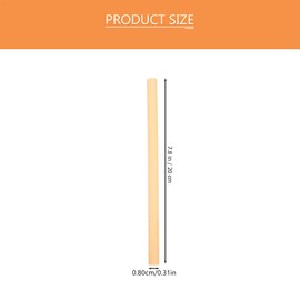 20pcs Mason Bee Tubes, Natural Phragmite Reed Bee Tubes, Mason Bees Nesting Tubes for Outdoor Beekeepers Solitary Bee Hive Supplies