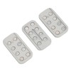 Magnetic Haptic Slider Stress Anxiety Relief Striped Pattern Ergonomic Alloy