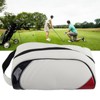 PU Leather Golf Shoe Carrier Bag Home Travel Dustproof Storage