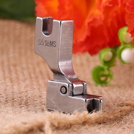 1 x Invisible Zip Foot Sewing Machine Zip Presser Foot for Industrial Flatbed Replacement S518NS