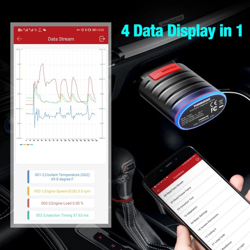 Professional Thinkdiag OBD2 Scanner 2026 Upgrade with Bidirectional Control 15