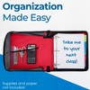 Case-it Classic Zipper Binder | 2-Inch O-Rings, 350 Sheet Capacity,