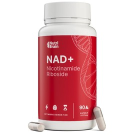 NAD+ Optimale Aufnahme Nicotinamid-Ribosid | 300 mg Hochdosiert 90 Kapseln | Anti-Aging, Gegen Müdigkeit | NAD+ Booster, Energie & Vitalität | Glutenfrei | Ohne GVO | Laborgeprüfte Reinheit