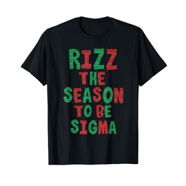 Rizz The Season - Funny Gen Alpha Slang Christmas Teacher T-Shirt