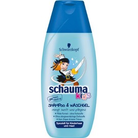 Schauma Kids Shampoo and Wash Gel Boys Pack of 3 x 250 ml