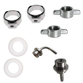 CO²/Fizzy Tips Set 4 mm – 8 Pieces with Nut 3/4 "