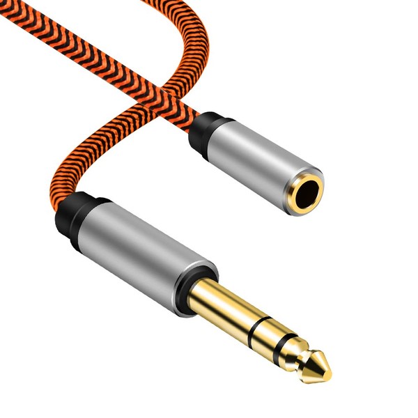 LiuTian Cable de 3,5 mm a 6,35 mm, Chapado en