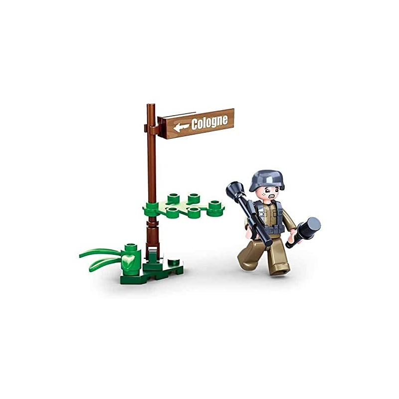 Sluban M38-B0856 WWII-m5 Light Tank