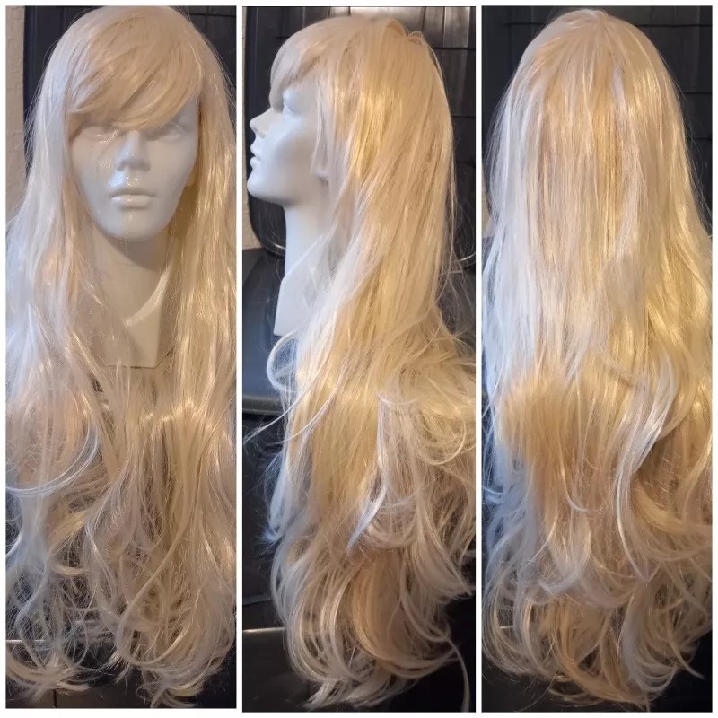 Hadassa Peluca Larga Sintética Para Adulto Varios Colores Cosplay