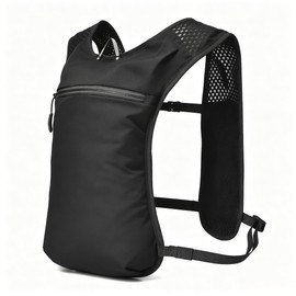 Running Vest for Women and man,Womens Running Vest for Bladder Anti-Shake Breathable Running Backpack Unisex Outdoor Hiking Running Gear Water Pack Backpack（Black） only Bag