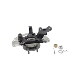 GSP 9120100 Wheel Hub and Steering Knuckle Assembly - Compatible with select vehicles: Dodge: 2008-12 Caliber; Jeep: 2007-17 Compass, 2007-17 Patriot ; Left Front (Driver Side)