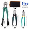 Glarks 3Pcs Bolt Cutter and Cable Cutter Pliers Set, Heavy