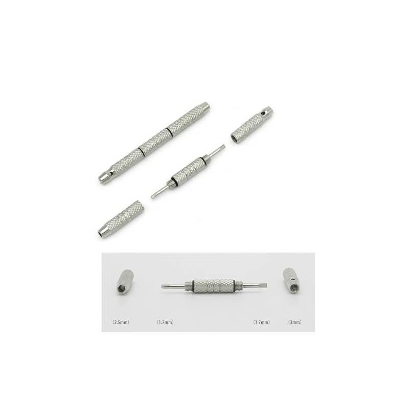 Rimless Glasses Screws Washer Nut Cap Screwdriver Stainless Steel Eyeglass