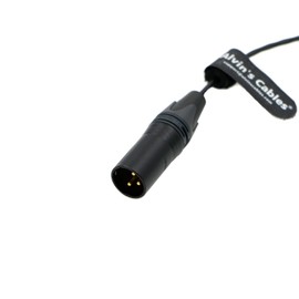 Alvin’s Cables Timecode Cable for Sony FS7| Sony FS5| Canon C100 Camera from Tentacle Sync 3.5mm TRS to XLR 3 Pin Male Time Code Cable 45cm/18inches