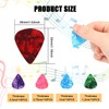 40 Pcs Guitar Picks,0.5mm/0.75mm/1mm/1.2mm Different Thickness Colorful Celluloid Guitar Picks