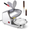Snow Cone Maker Electric Shaved Ice Machine Stainless Steel -