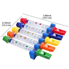 Colorful Water Flute Toy, Educational Musical Instrument Toy for Kids, Fun Bath Toy, Christmas Gift