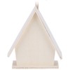4Pcs Wood Bird House, Mini Hanging Wooden Bird Houses Nests