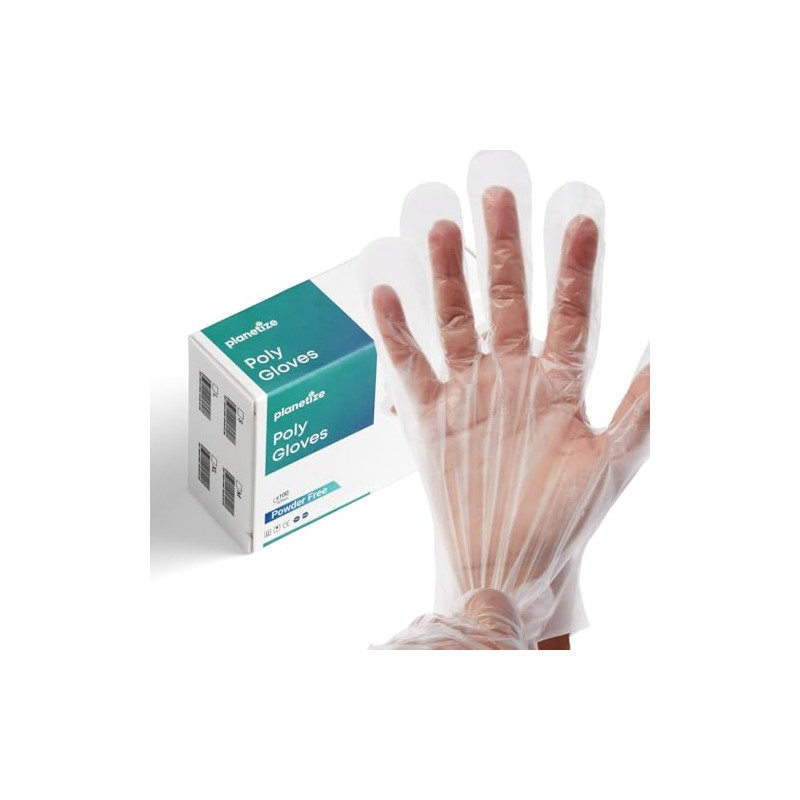 Poly Gloves (XL(Pack of 500))