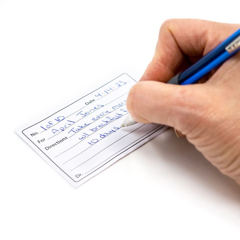 Printed Pill Envelope with Peel and Seal Pressure Closure -