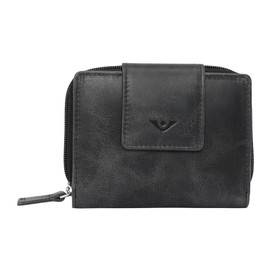 Voi City Cowboy Kenya Leather Wallet 12.5 cm, black