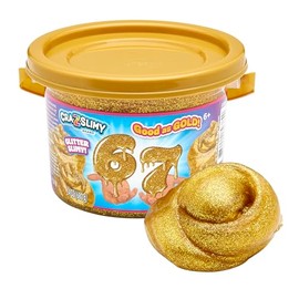 Cra-Z-Art 67 Slime Bucket, 24 oz Gold Glitter Premium Premade Slime, Gift for Kids