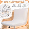 SONNACH Bar Stool Covers, Velvet Barstool Slipcovers with Back, Slipcovers