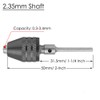 Bestgle 2 Packs 2.35mm Shaft Mini Keyless Drill Chuck Quick